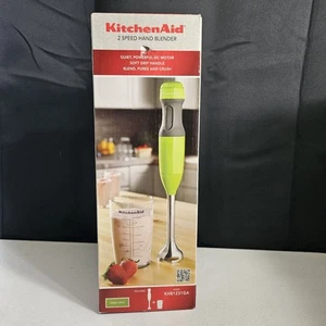 KitchenAid KHB1231GA 2 Speed Immersion Hand Mixer Blender - Green Apple READ!! - Picture 1 of 13