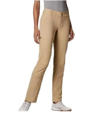 COLUMBIA WOMEN'S SATURDAY TRAIL STRETCH PANT WOMEN 16 SHORT KHAKI  - Image 1 of 4