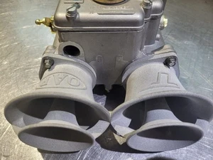 Weber DCOE Trumpets PAIR Dual Stack - Picture 1 of 6