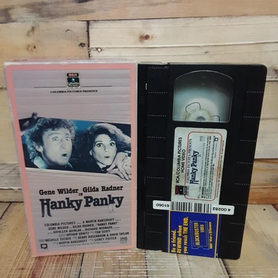 Hanky Panky VHS Used Comedy Gene Wilder Gilda Radner RCA Columbia - Image 1 of 4