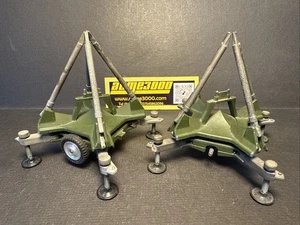 1960-61 Corgi MAJOR Toys - Pair 1124 CORPORAL MISSILE LAUNCHER - Green - No Box - Picture 1 of 10