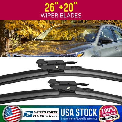 OEM 26"+20" Soft Rubber Wiper Windshield Rain Blade For 2009-2019 Ford Taurus - Imagem 1 de 4