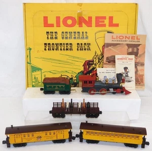 Lionel 1800 General Frontier Gift Pack BOXED SET w/ htf booklet CLEAN runs 1959 - Picture 1 of 24