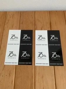 Pegatina Toyota Crown 70 aniversario 2 piezas nueva sin usar edición limitada - Imagen 1 de 3