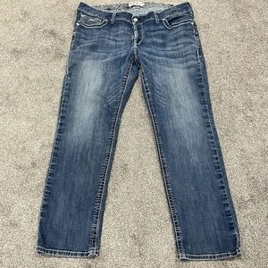 Pantalones de mezclilla rectos de tiro medio Ariat para mujer 24 WL vaquera Western Rodeo 42x33 - Imagen 1 de 24