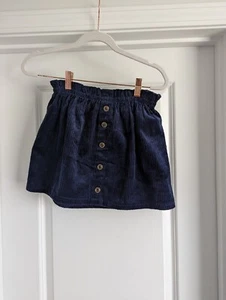 NWT Isaac Mizrahi Kids Collection Girls Size 7/8 M Blue Corduroy Skirt - Picture 1 of 3