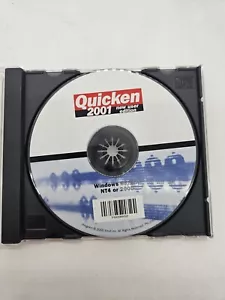 Vintage Quicken 2001 New User Edition Software Disc ONLY NO KEY - Picture 1 of 2