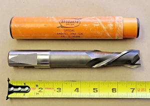 MOLINO DE EXTREMO ESPECIAL BRUBAKER 1" DIAPOSITIVA, HNA L.H. S.E., 2 FLAUTAS, PDE-23090, 7-1/4" OAL - Imagen 1 de 10