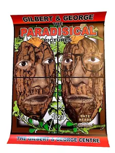 Gilbert & George signed Paradisical Pictures Date Heads poster 2023 - Picture 1 of 2