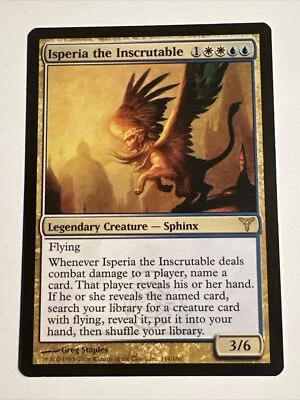 MTG Isperia the Inscrutable Dissension 114/180 Regular Rare Legendary Creature - Image 1 of 2