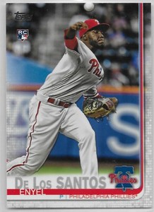 2019 Topps #291 Enyel De Los Santos RC Philadelphia Phillies