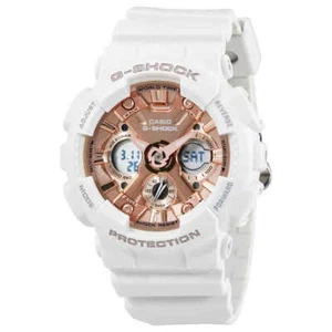 Reloj deportivo para dama Casio G-Shock serie S esfera oro rosa GMAS120MF-7A2 - Imagen 1 de 3