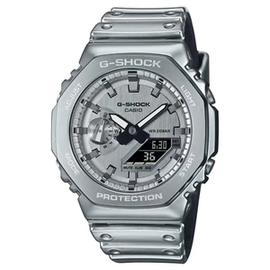 *BRAND NEW* Casio G-Shock Steel Silver-tone Dial Steel Men's Watch GM2100YM-8A - Picture 1 of 4