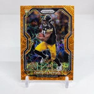 2020 Panini Prizm Chase Claypool Orange Lazer RC Rookie #392 Pittsburgh Steelers - Bild 1 von 2