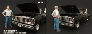 Figura a V stile anni 70 modello cool 1:24 diorama americano AD-77505 - Foto 1 di 1