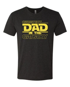 Camiseta Greatest Dad in the Galaxy Papá Vida Día del Padre Hombres Premium Tri Mezcla - Imagen 1 de 15