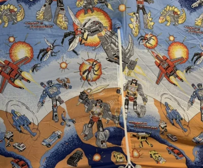 Transformers 1985 G1 Hide N Sleep Twin Bed Tent Material Only, Vintage Used - Image 1 of 3