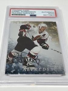 Daniel Alfredsson 1998-99 In The Game Be A Player 98 Auto Ottawa Senators PSA - Picture 1 of 3