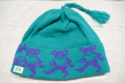 100% lana gorro esquí sombrero Moriarty of Stowe Grateful Dead nuevo stock antiguo mano artesanal Foto 1 de 4