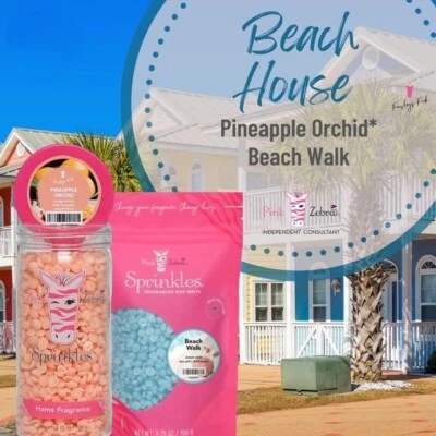 Pink Zebra wax Sprinkles Beach House 3.75 oz bag - Image 1 of 4