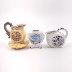 3 Space Needle Seattle Washington Souvenir Pitcher Toothpick Holders 3" Tall - Picture 1 of 8