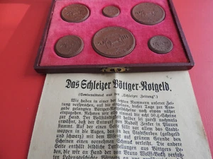 *Selten! Stadt Schleiz Notgeld 1922 / Etui * 50 Pfennig- 20 Mark   (Ki.3) - Bild 1 von 4