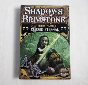 SHADOWS OF BRIMSTONE Board Game CURSED ETERNAL HERO PACK NEW Flying Frog 2022 - Picture 1 of 2