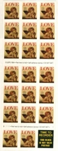 United States 32¢ Love & Cherub Postage Stamp #2949a MNH Full Booklet - Picture 1 of 1
