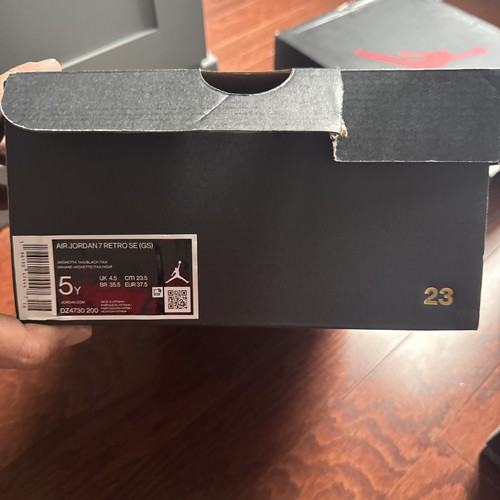Nike Air Jordan 7 Retro SE GS Afrobeats Marrone Nero OG Youth Taglia 5Y DZ4730 200