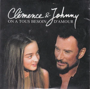CD CARTONNE CLEMENCE ET JOHNNY HALLYDAY 3T ON A TOUS BESOIN ... NEUF SCELLE - Picture 1 of 1