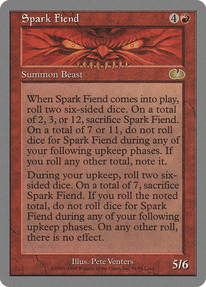 MTG Spark Fiend  - Unglued #51 - Image 1 of 1