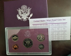1989 Clad Proof Set U.S. Mint Original Government Packaging OGP - Picture 1 of 8