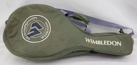 The Championships Wimbledon Green Double Tennis Racket Gear Bag     EL Cover
