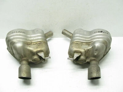 10-11 AUDI 8T A5 QUATTRO TUBO ESCAPE SILENCIADOR RESONADOR TRASERO IZQUIERDO DERECHO 100621C Foto 1 de 4