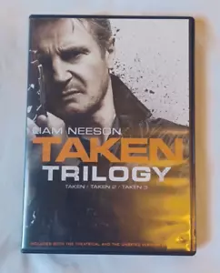 Taken 1 2 3 Trilogy DVD Liam Neeson Theatrical and Unrated Versions - Picture 1 of 4