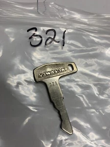 New Nos Kawasaki pre cut factory motorcycle key # 321 various models and years - Bild 1 von 1