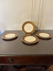 Mikasa Damask Copper MN251 Set Of 4 Bread Plates Never Used - Picture 1 of 20