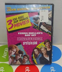 John Hughes 3-Movie Collection Ferris Bueller, Pretty in Pink (DVD) *NEW SEALED* - Picture 1 of 1