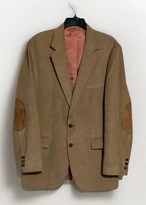 CHAQUETA BLAZER WESTERN DE PANA BEIGE MARRÓN TOSTADO LEVIS 42L DE COLECCIÓN COMO NUEVA PARA HOMBRE Foto 1 de 4