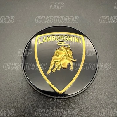 Lamborghini Wheel Centre Caps Fits Aventador Gallardo Huracan Urus 470601147 - Image 1 of 3