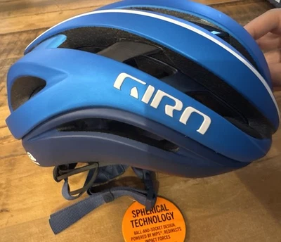 Casco Giro Aether Esférico MIPS Azul Marino Pequeño Nuevo con Etiquetas Foto 1 de 4