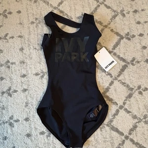 Body negro sin mangas con logotipo para mujer Ivy Park nuevo con etiquetas - talla XS - Imagen 1 de 6
