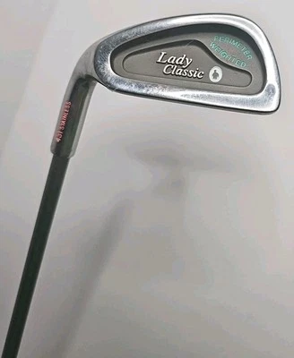 Golfsmith Lady Classic 431 Stainless #9 Iron Distressed Grip Perimeter Weighted - Image 1 of 4