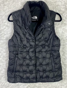 The North Face 550 Women's Small Vest Black Holladown Puffer Crop Warm Jacket S - Picture 1 of 8