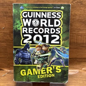 Guinness World Records 2012 Gamer's Edition Paperback Book Star Wars Zelda - Picture 1 of 6