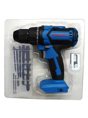 FERREX® 20V Akku-Bohrschrauber/Bohrmaschine ohne Akku, ohne Ladegerät
