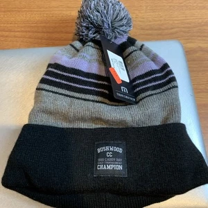 NEW MENS "BUSHWOOD CC CADDY DAY GOLF CHAMP POM BEANIE HAT CADDYSHACK THEMED CAP" - Picture 1 of 2