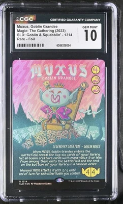 MUXUS, GOBLIN GRANDEE Secret Lair Foil Goblin Squabblin CGC 10 MTG [Nostalgium] - Image 1 of 2