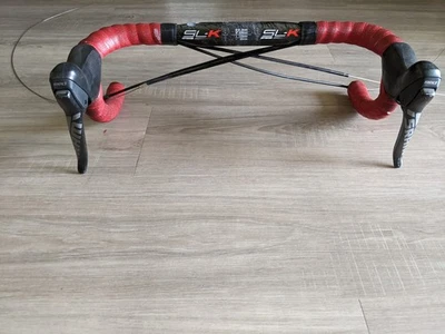 SRAM Red 2 x 10 Speed Mechanical Shifters with FSA Carbon Handlebar 420 - Image 1 of 4