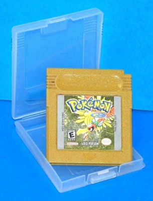 Pokémon Gold Version  Nintendo Game Boy Color Cartridge and Case TESTED  - Image 1 of 4